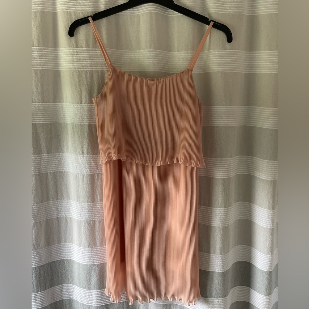 Forever 21 creamy pink ribbed dress